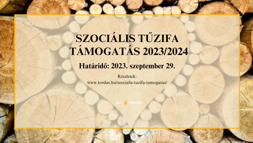 Szociális tűzifa támogatás 2023/2024