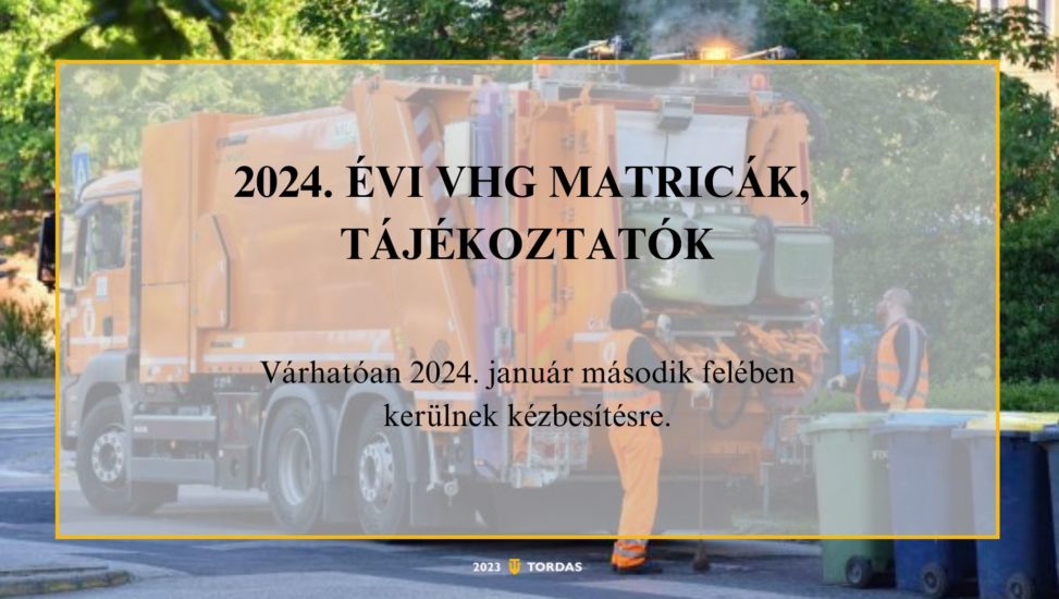 2024. évi hulladék-matricák